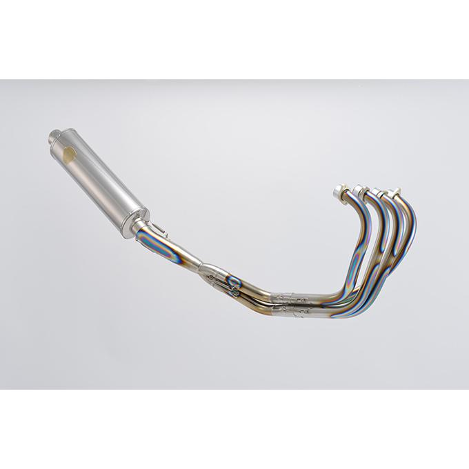 ワイバン フルエキ シングル オーバル チタンポリッシュ r's gear