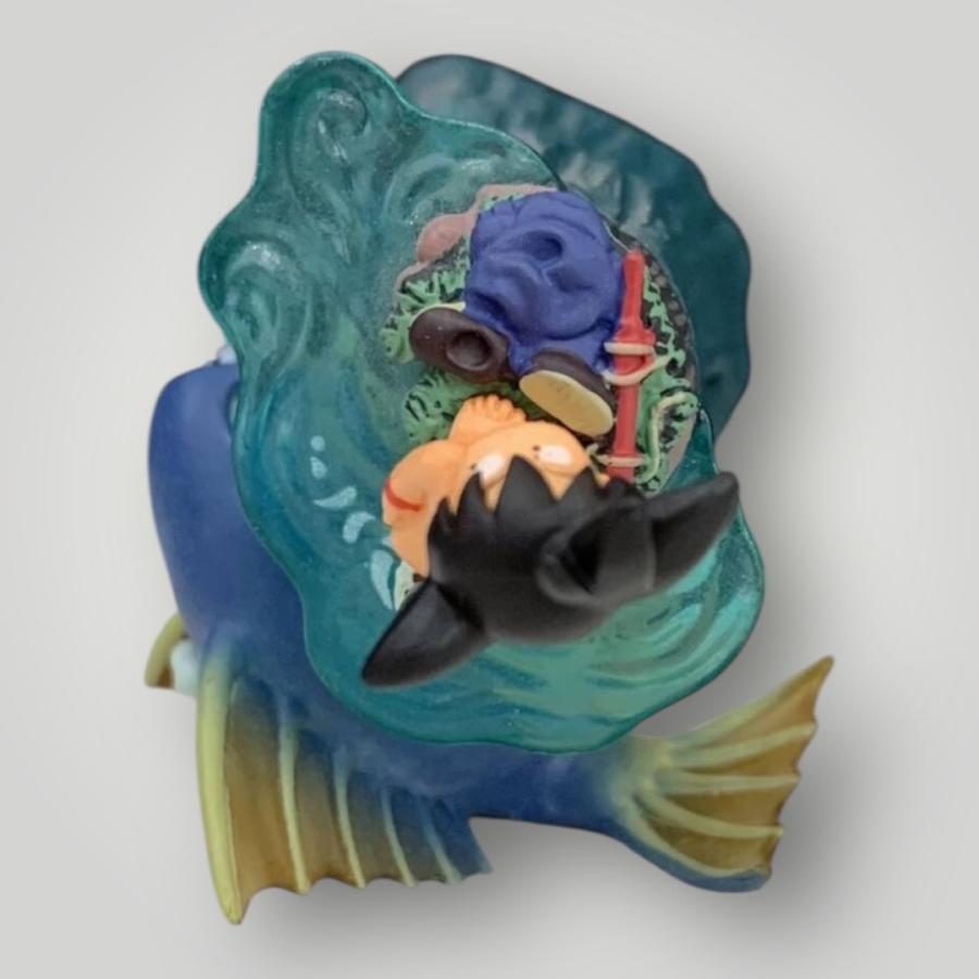 孫悟空＆怪魚 彩色版 「ドラゴンボールカプセル8〜マジュニアの脅威