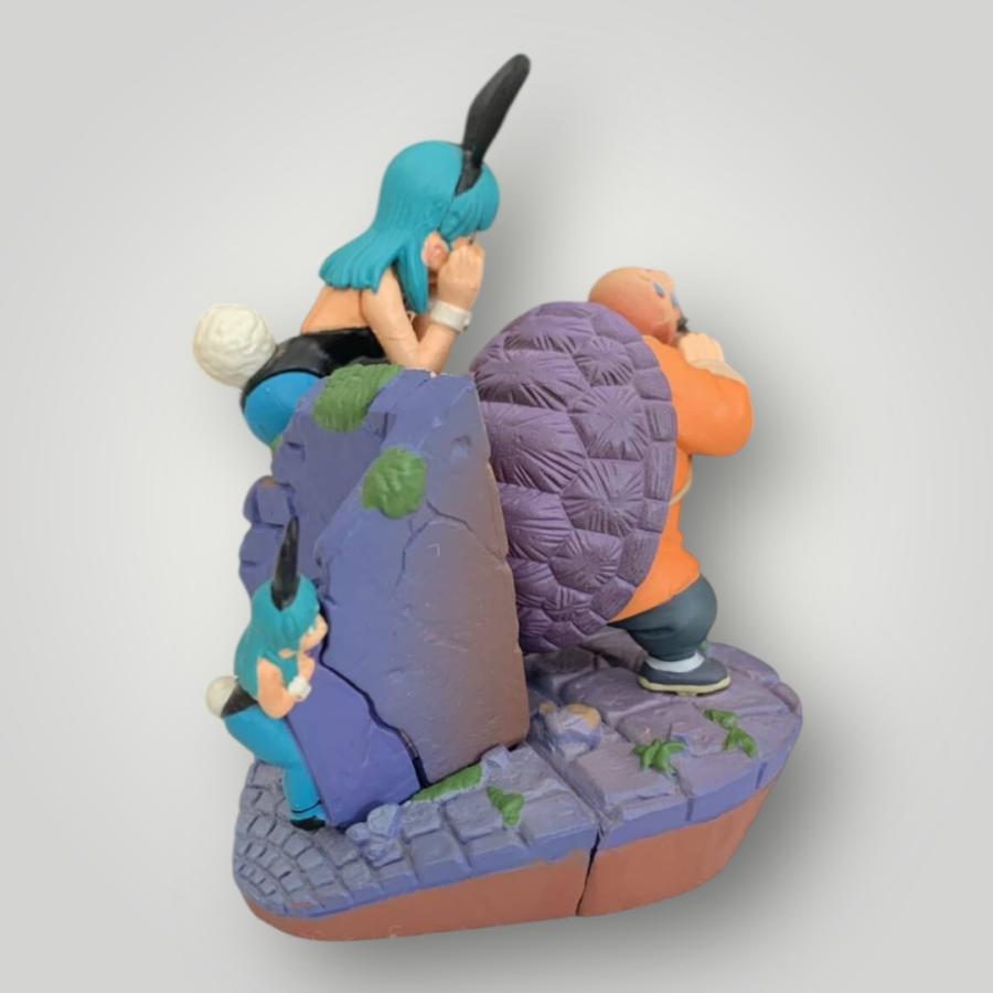 ボーナスパーツ完成品】亀仙人＆ブルマ(ウーロン変化