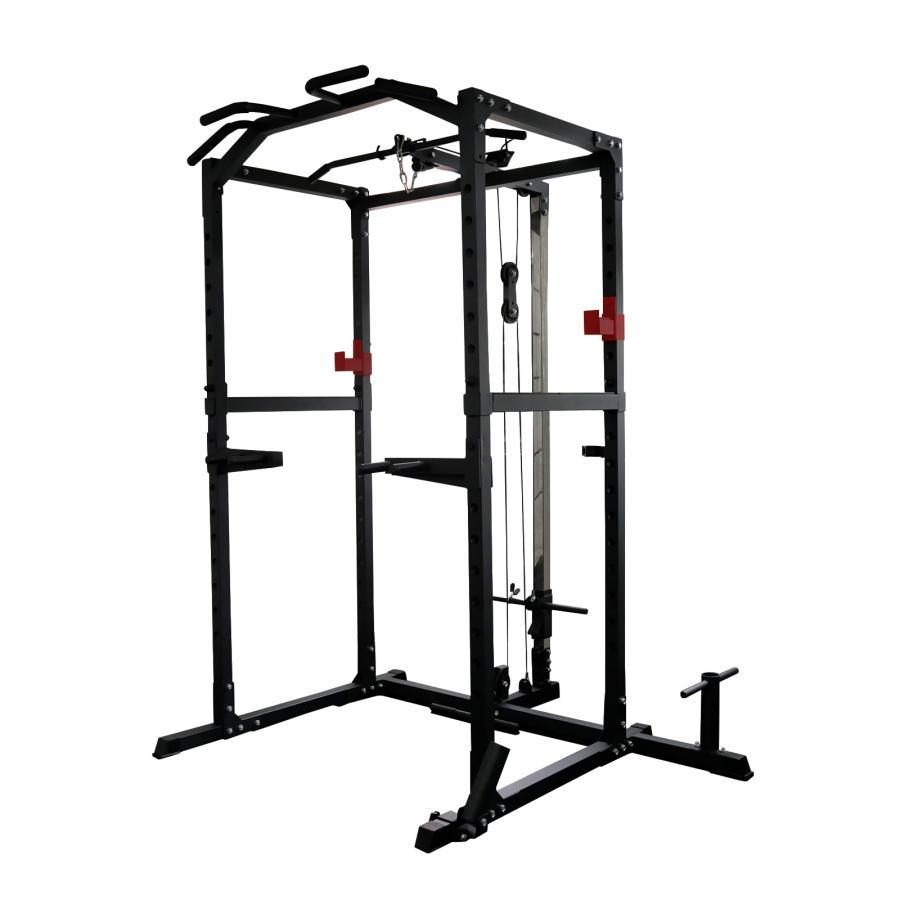 パワーラック 自宅 高さ12段階調節 スミスマシン ホームジム マルチ