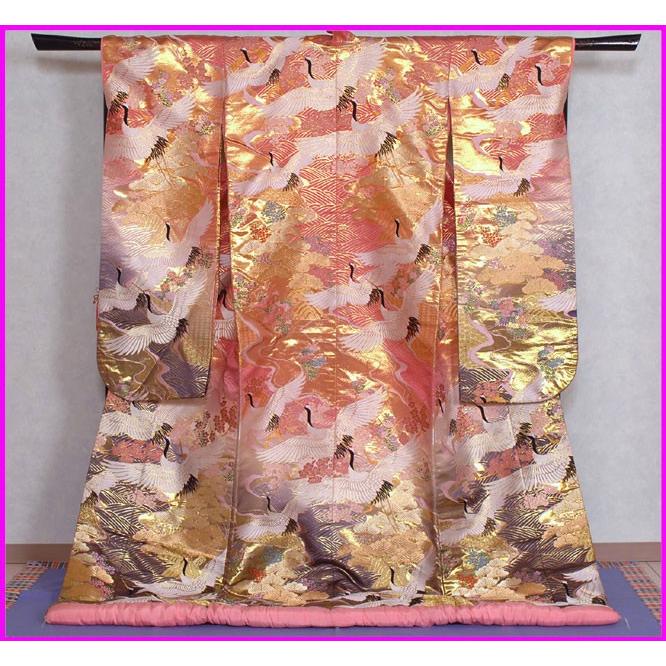 京都最高級金襴西陣織 色打掛レンタル紋付レンタルフルセット6469