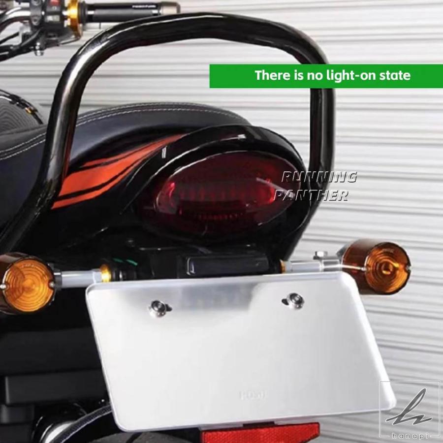 延長カラー付き！ 定番カラーダークレッドZ900RS テールランプ アワビ