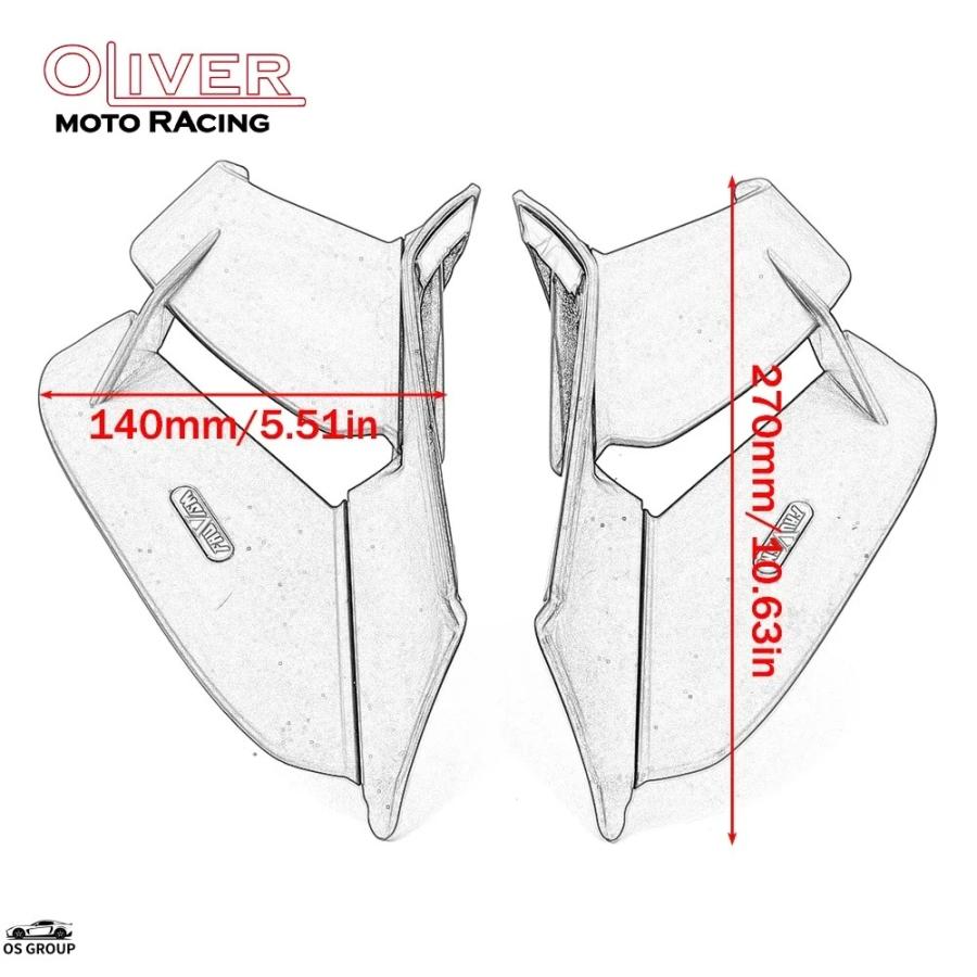 並行輸入品】 2024 ZX4R ZX4RR バイク エアロシーケンシャル ウィング