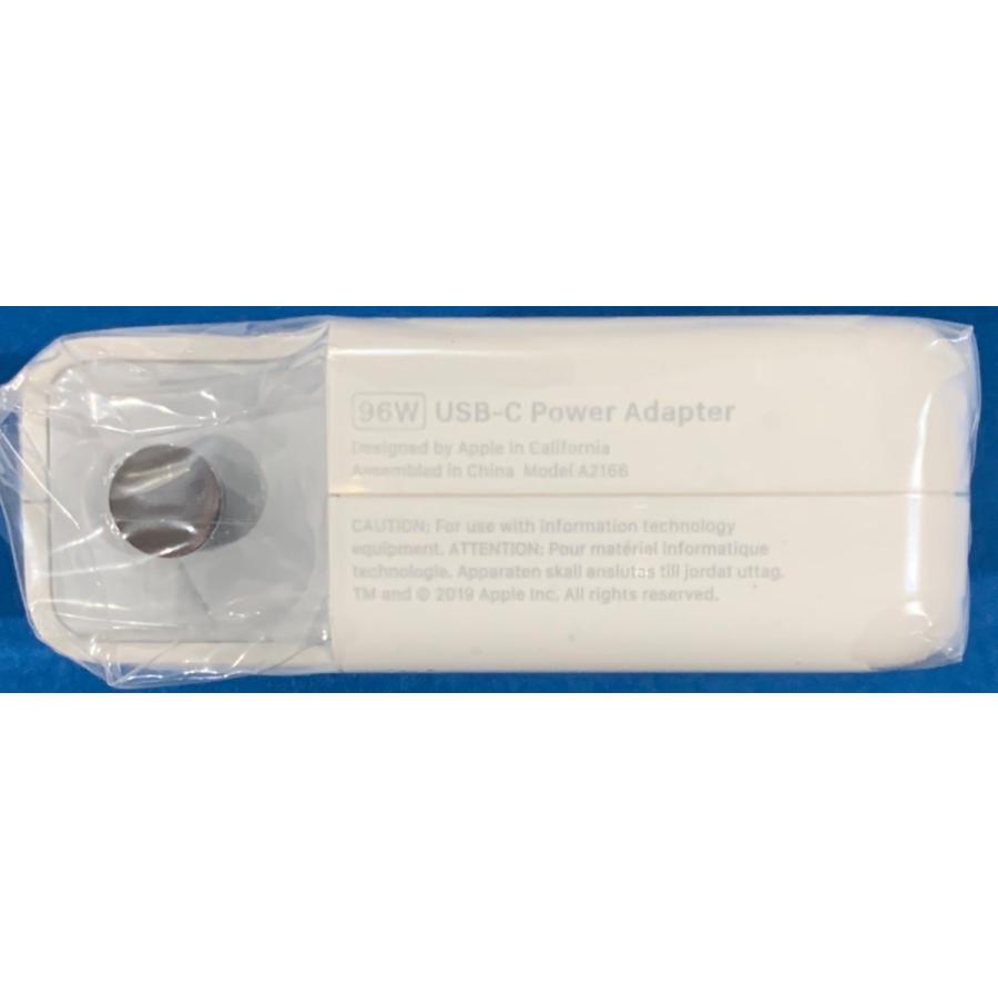 ACアダプタ：Apple製 純正新品 MacBookPro 16インチ用 96W USB-C A2166