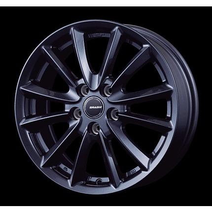 KOSEI QRASIZ VS6 17インチ 7.0J +48 5-114.3 ガンメタリック 4本で