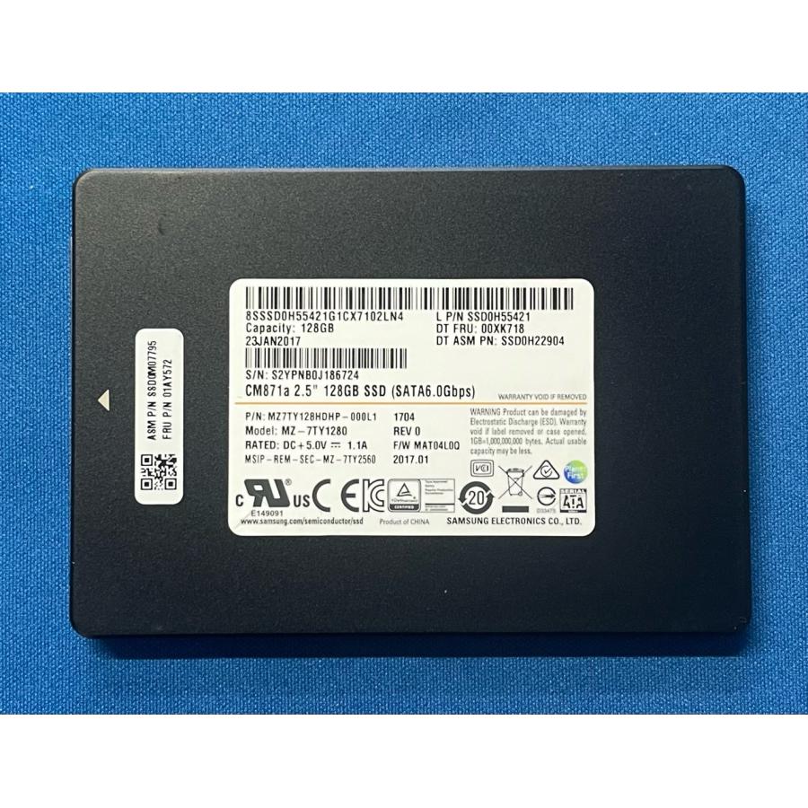 SAMSUNG（サムスン） 新品 SAMSUNG 2.5インチ 128GB SATA SSD MZ