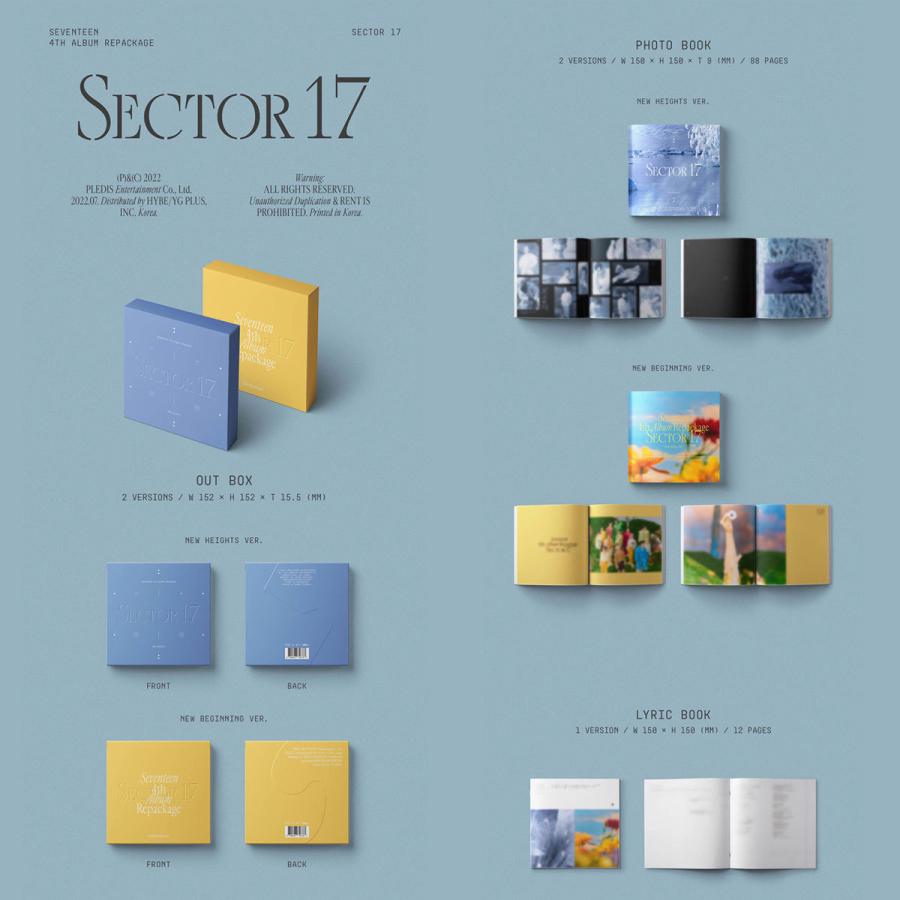 バージョン選択] SEVENTEEN SECTOR 17 4TH ALBUM REPACKAGE : 韓SHOP