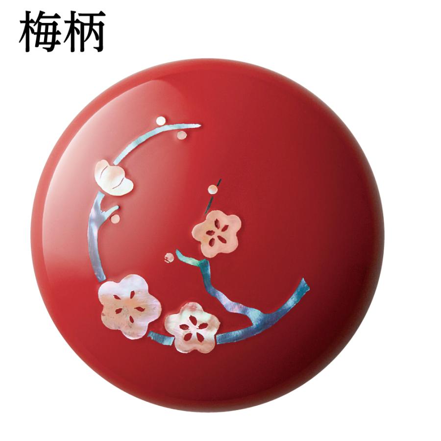 シヤチハタ（Shachihata） 鯱旗印肉 高岡漆器 螺鈿仕上げ 練朱肉