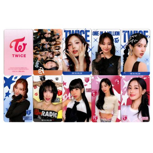 送料無料・速達】 TWICE グッズ - 透明 フォト トレカ カード セット