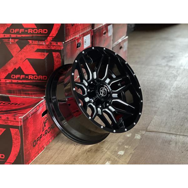 新品 深リム 20インチ タイヤ ホイールセット XF OFFROAD XF222 20x10j