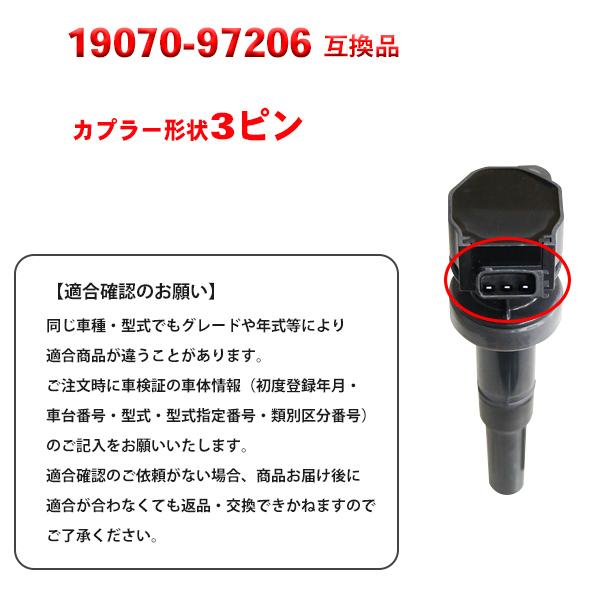 ダイハツ コペン L880K エンジン型式 JBDET イグニッションコイル 純正