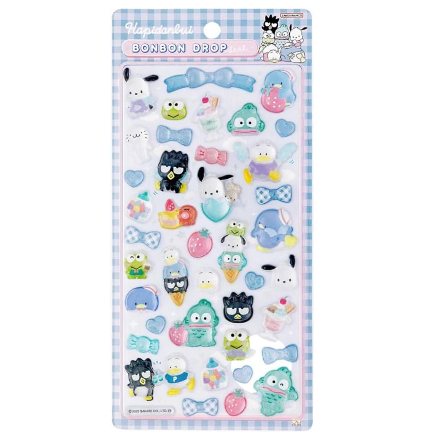 サンスター文具 ボンボンドロップシール はぴだんぶい : Happy-panda