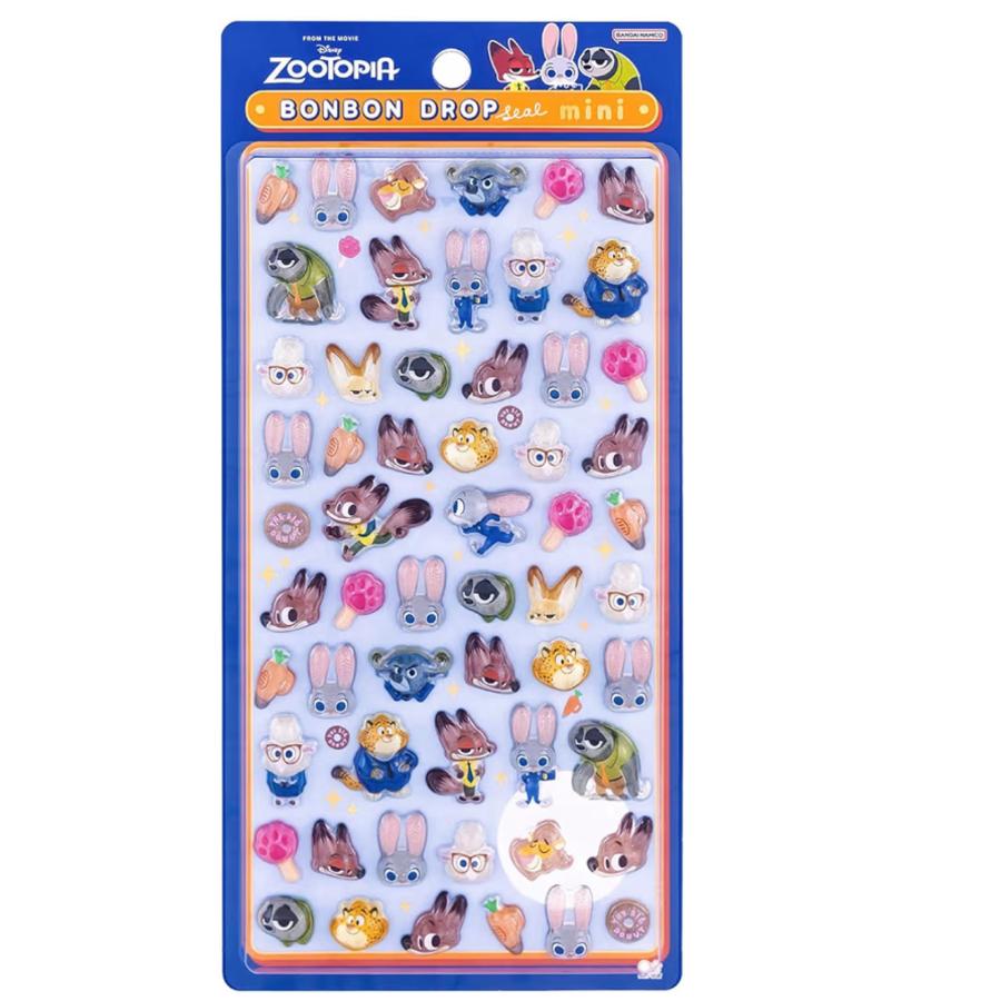 サンスター文具 ボンボンドロップシール ミニ ズートピア ディズニー