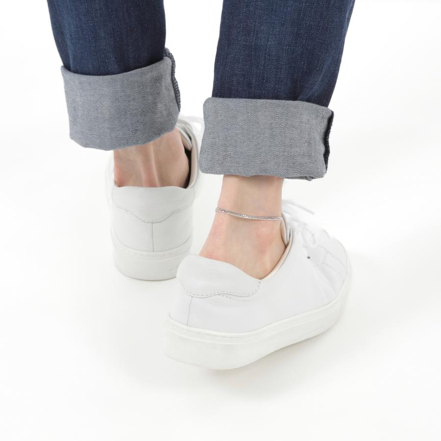 Yahoo!ランキング1位獲得／ プラチナ 喜平 アンクレット 6面ダブル 5g