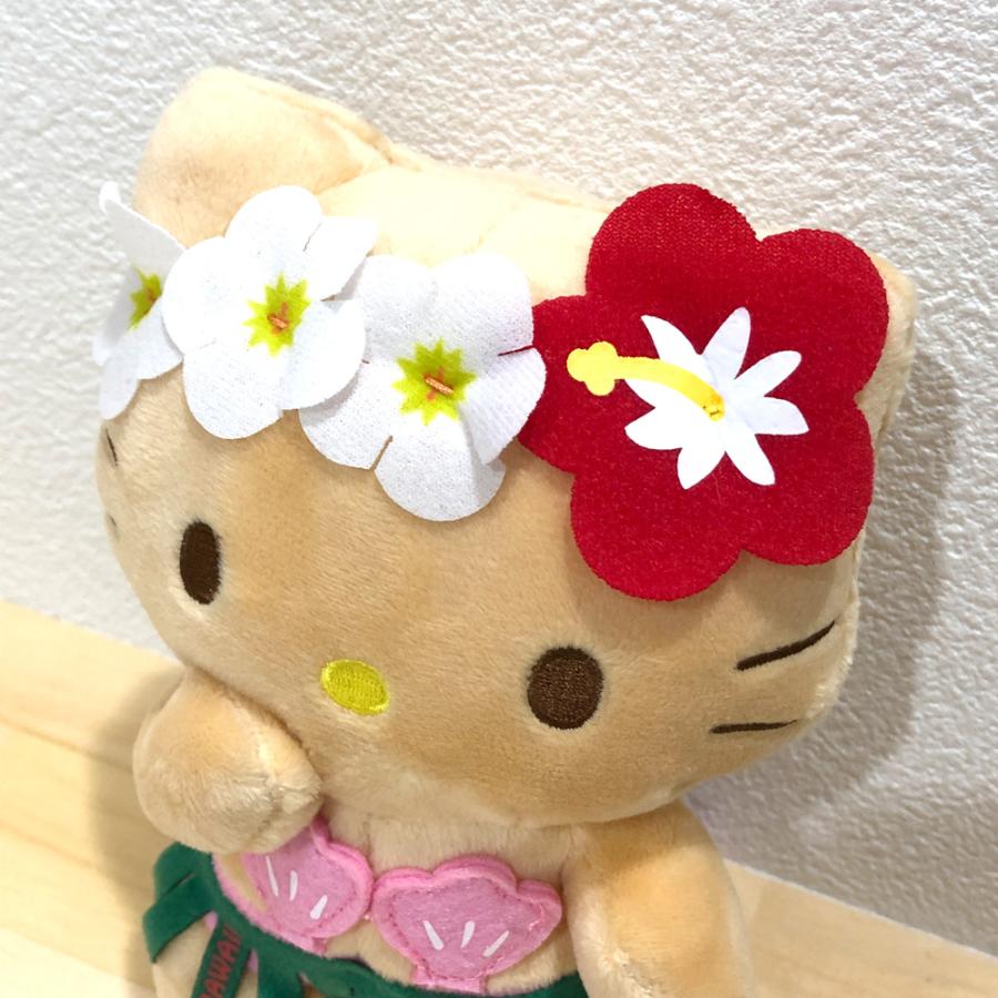 ハローキティ ぬいぐるみ 日焼けキティ ハワイアン雑貨 フラ 【Hello