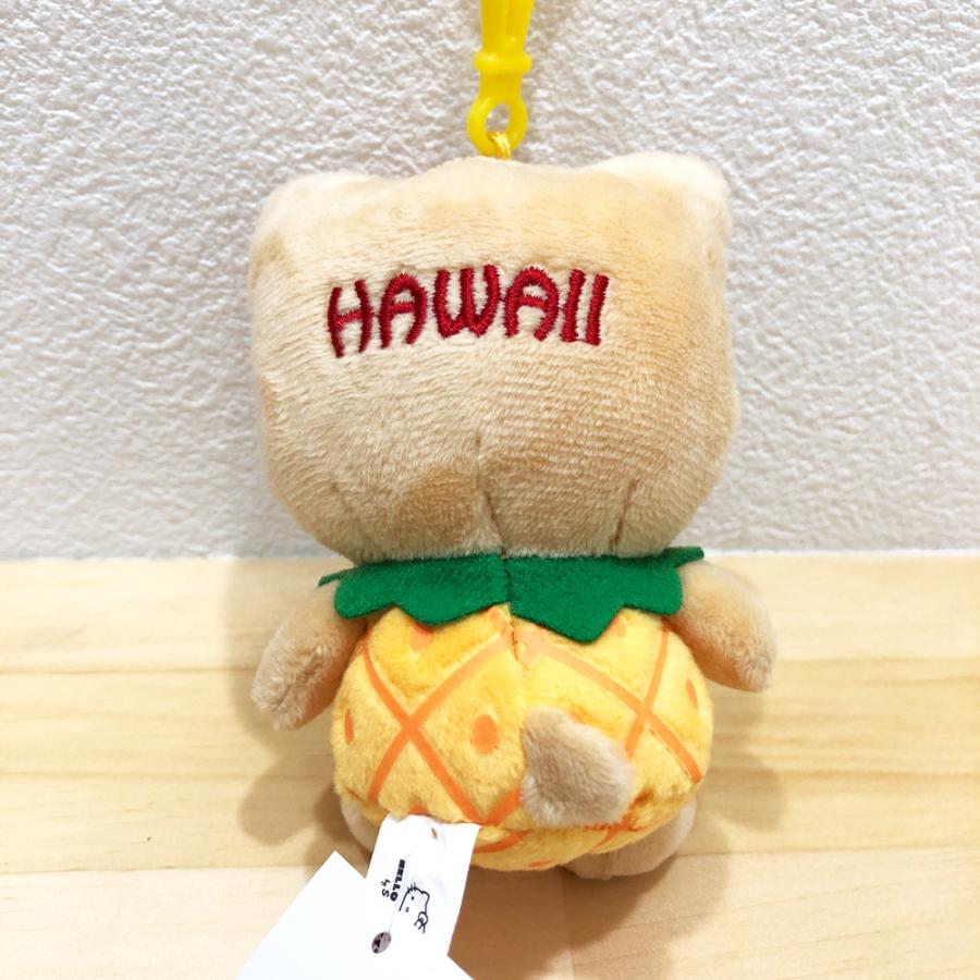 ハローキティ キーホルダー ぬいぐるみ 日焼けキティ ハワイアン雑貨