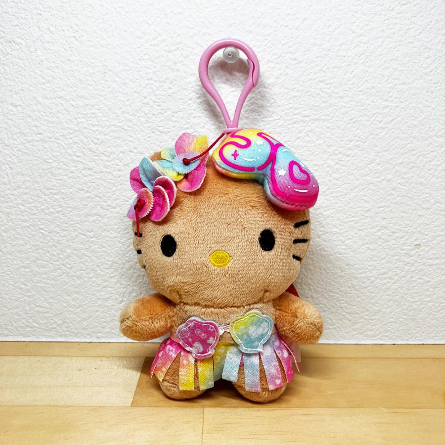 ハローキティ ハワイ雑貨 キーホルダー 日焼けキティ ハワイアン雑貨