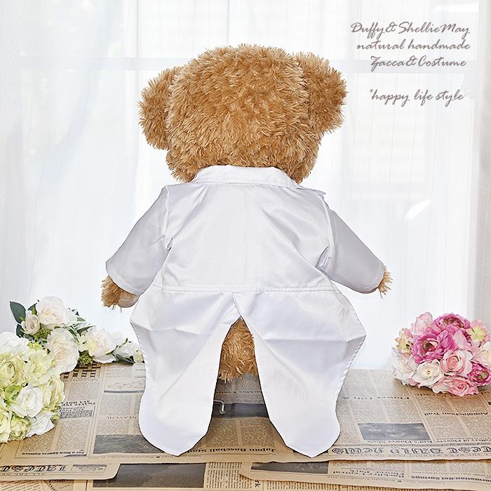 Disney（ディズニー） ダッフィー タキシード 白スーツ 蝶ネクタイ M