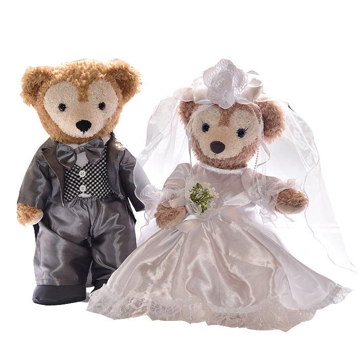 Disney（ディズニー） ダッフィーシェリーメイ ウェディング ペア S