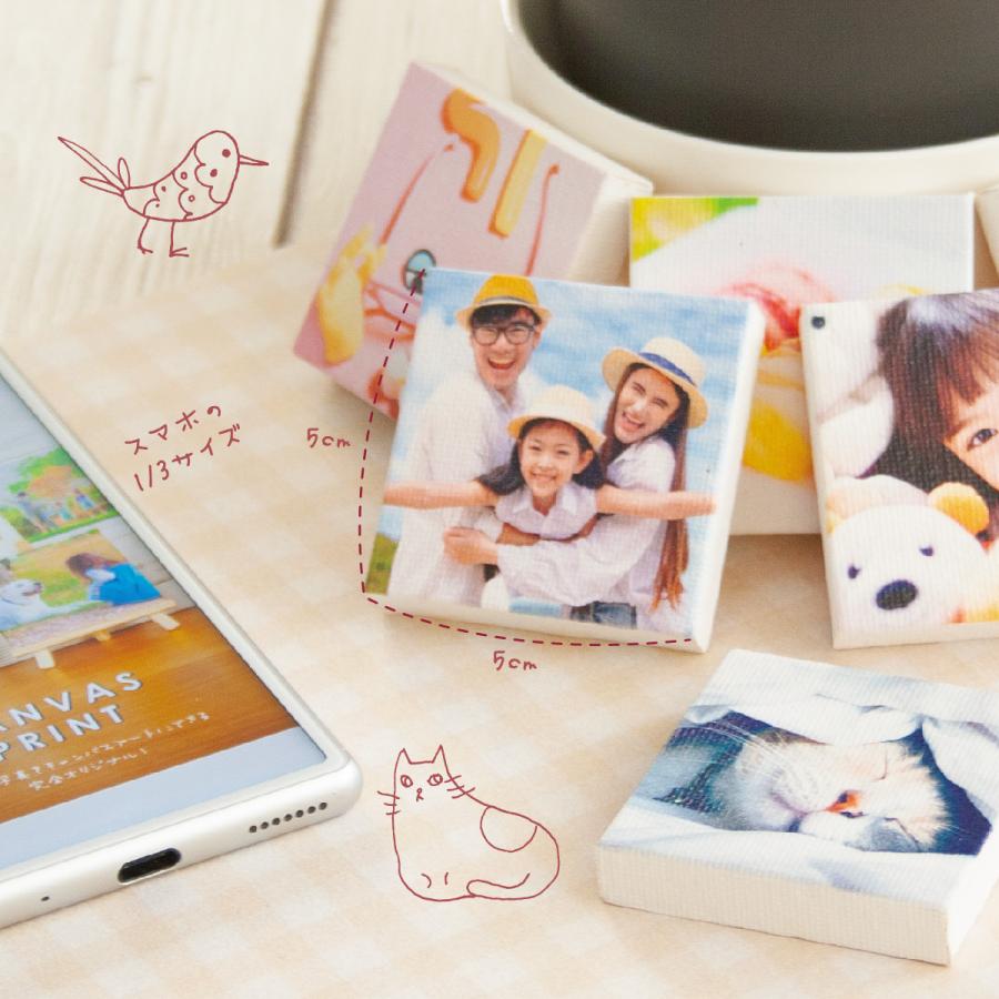 キャンバスプリント 手のひらサイズミニミニキャンバス 6枚セット 完全