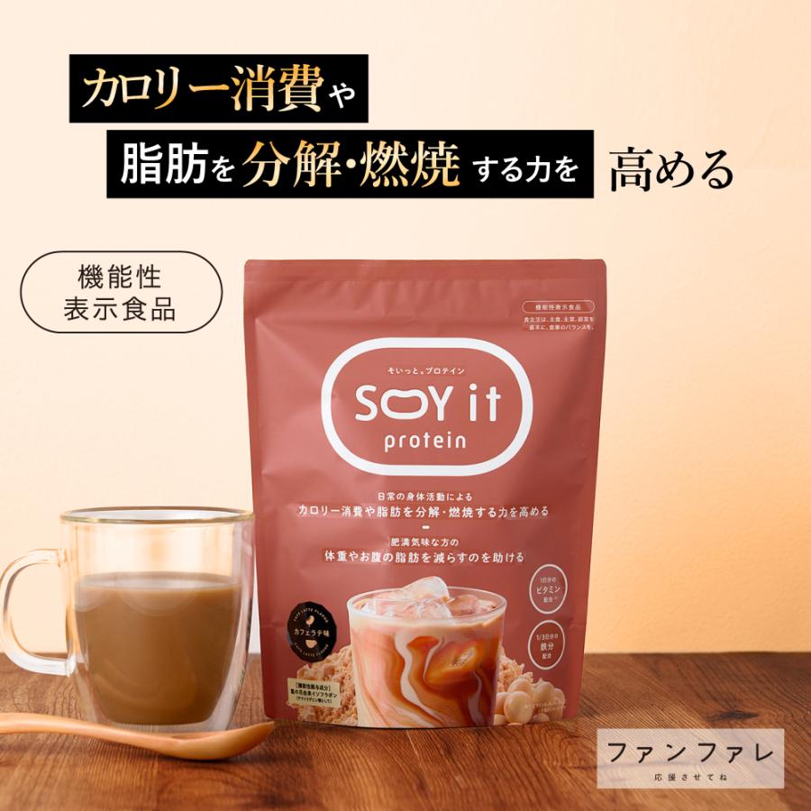 ファンファレ SOY it protein そいっと プロテイン 葛の花由来