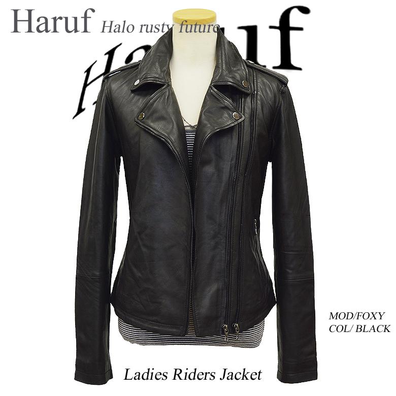 Haruf（ハルフ） ダブルライダース レザージャケット レディース 本革