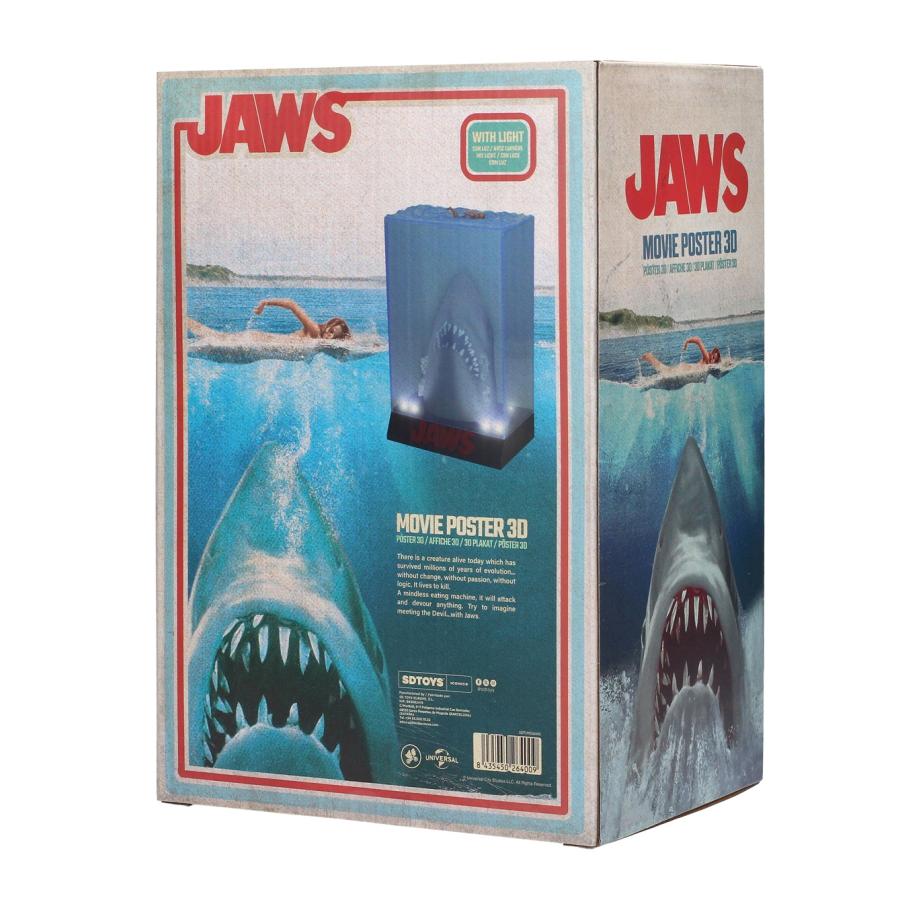 ジョーズ JAWS/ 映画ポスター ライトアップ PVC スタチュー(50th