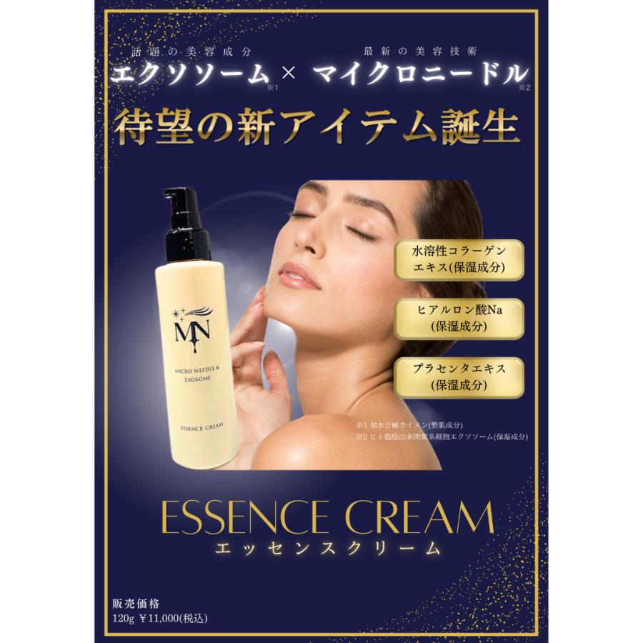 マイクロニードル 美容クリーム 120g プラセンタエキス ヒアルロン酸