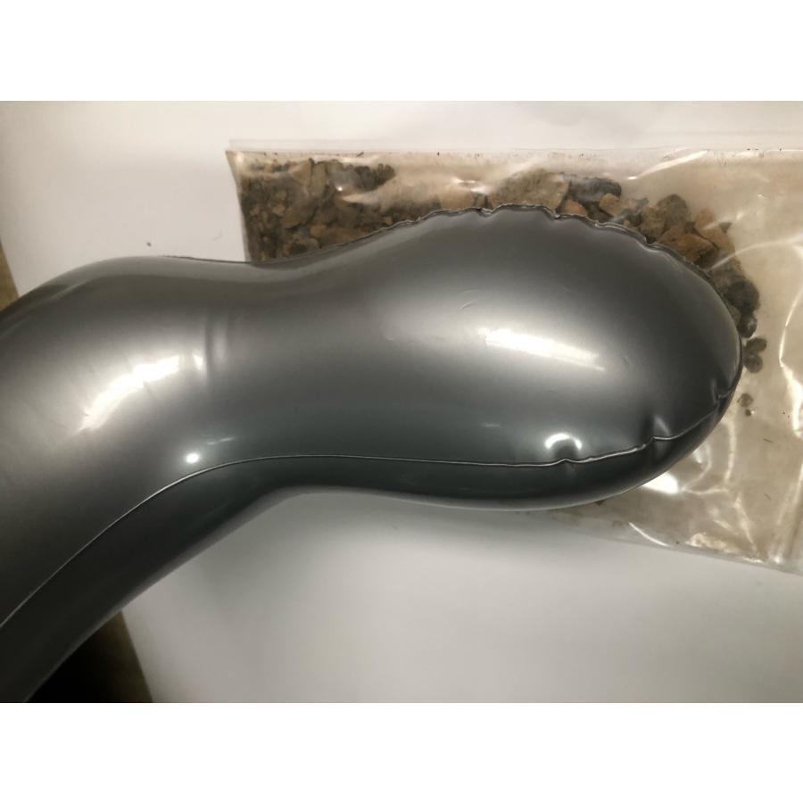 ラジウム鉱石のかけら100g ユークセン石 4μSv/h ラドンガスも