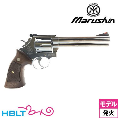 マルシン工業 マルシン S&W M686 木製グリップ ABS シルバー 6インチ