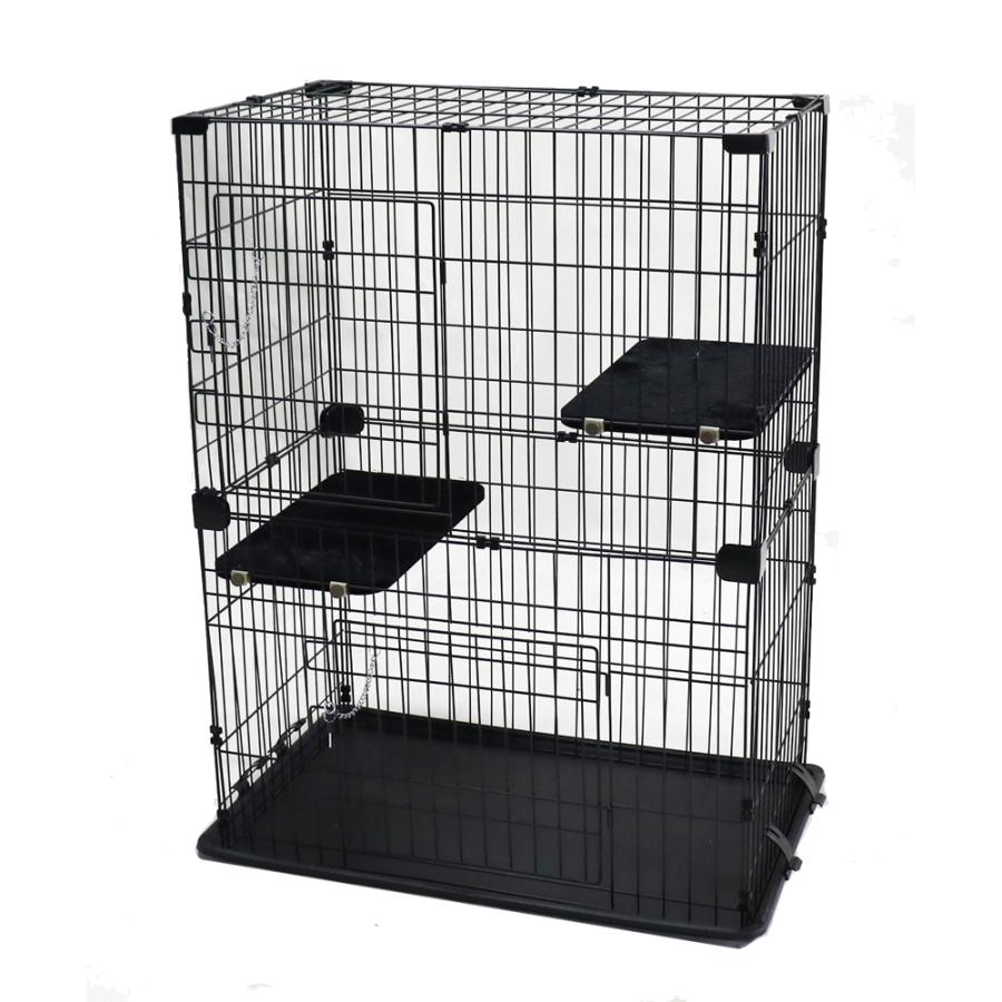 ネコ 603030ブラックカラーケージ ネコ 603030ブラックカラーケージ