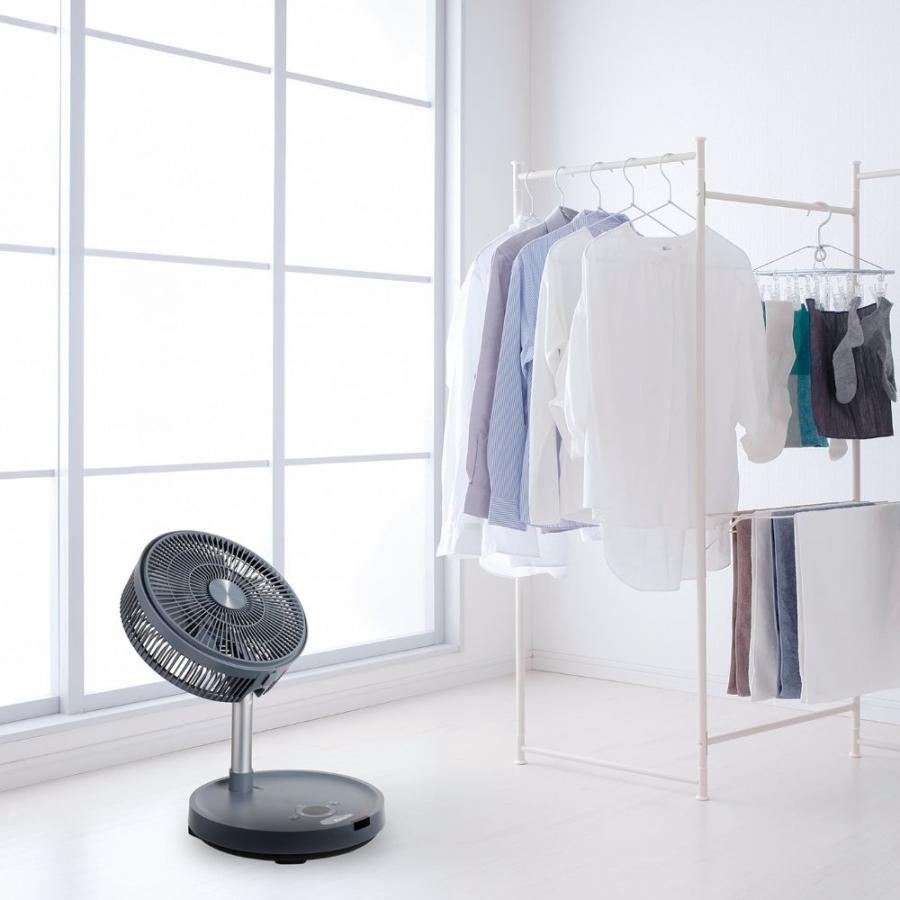 C:NET シィー・ネット パタパタ折りたためる扇風機 DCリビングファン