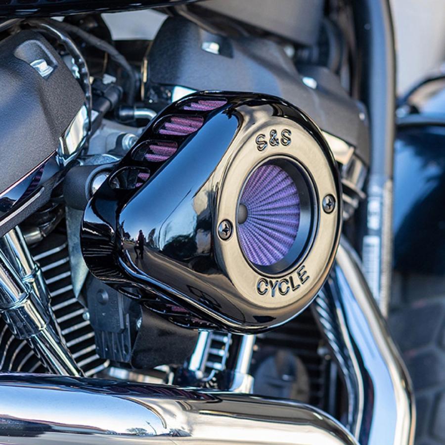 S&S Air Stinger ティアドロップ・ステルスエアクリーナー グロス