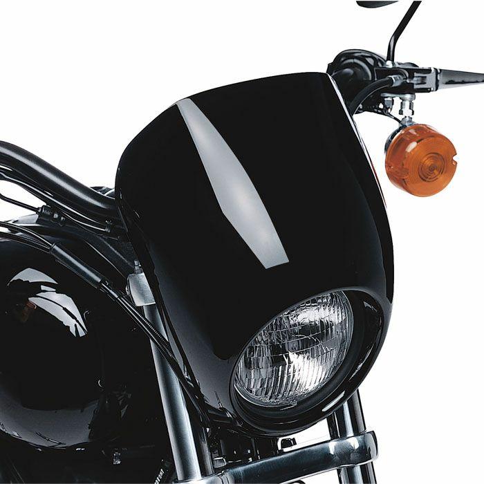 ハーレー純正 ヘッドライトバイザー ビビットブラック スポーツスター