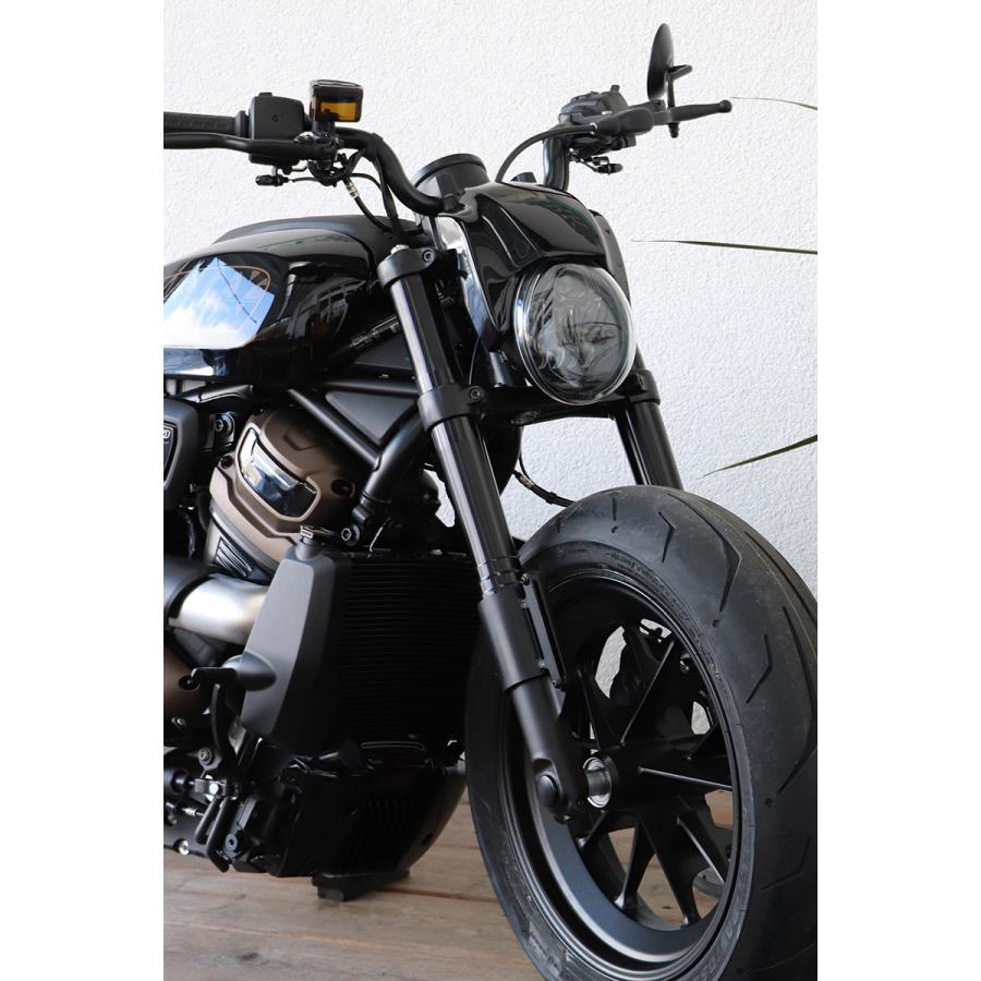 ハーレー Sportster S NRSスタイル LEDヘッドライトキット(グロス