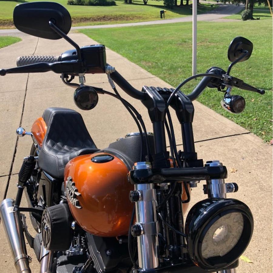 ハーレー PROシリーズ・モジュラープルバックライザー 8インチ