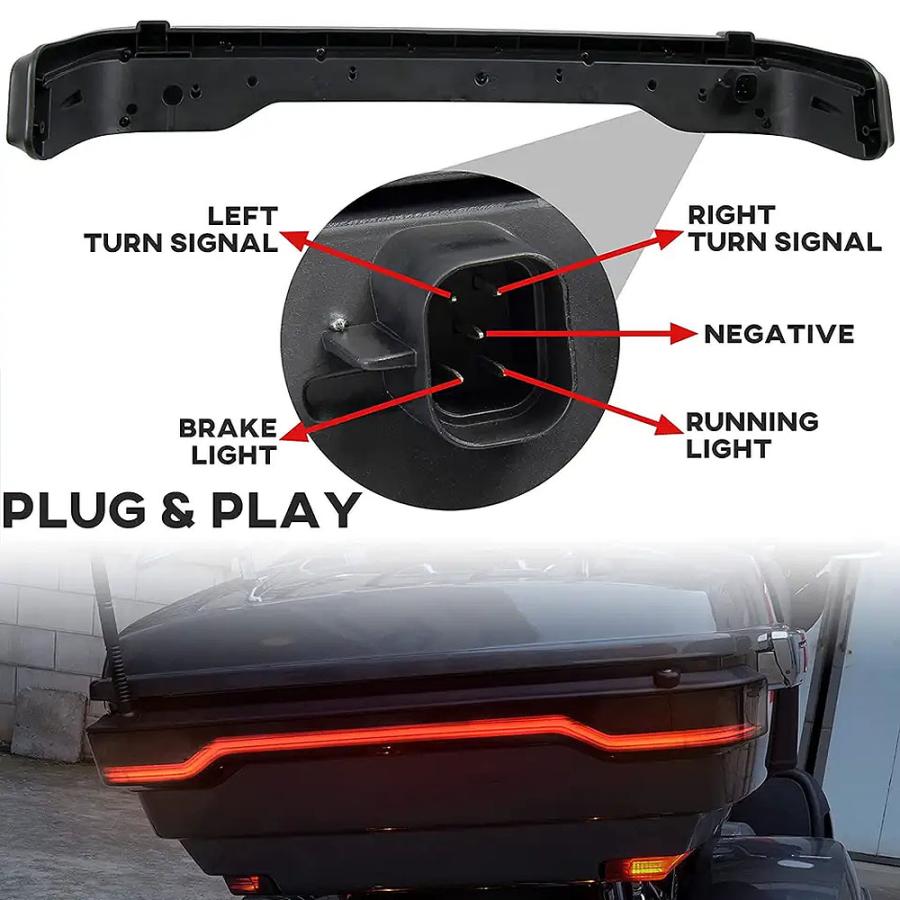 ハーレー ツーリング ツアーパック用 LED ブレーキ、テール