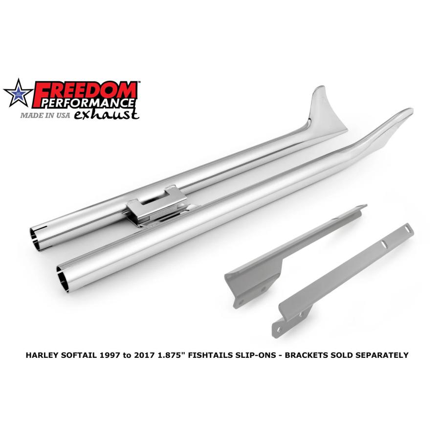 ハーレー 1997以降 ソフテイル フィッシュテールスリップオンマフラー