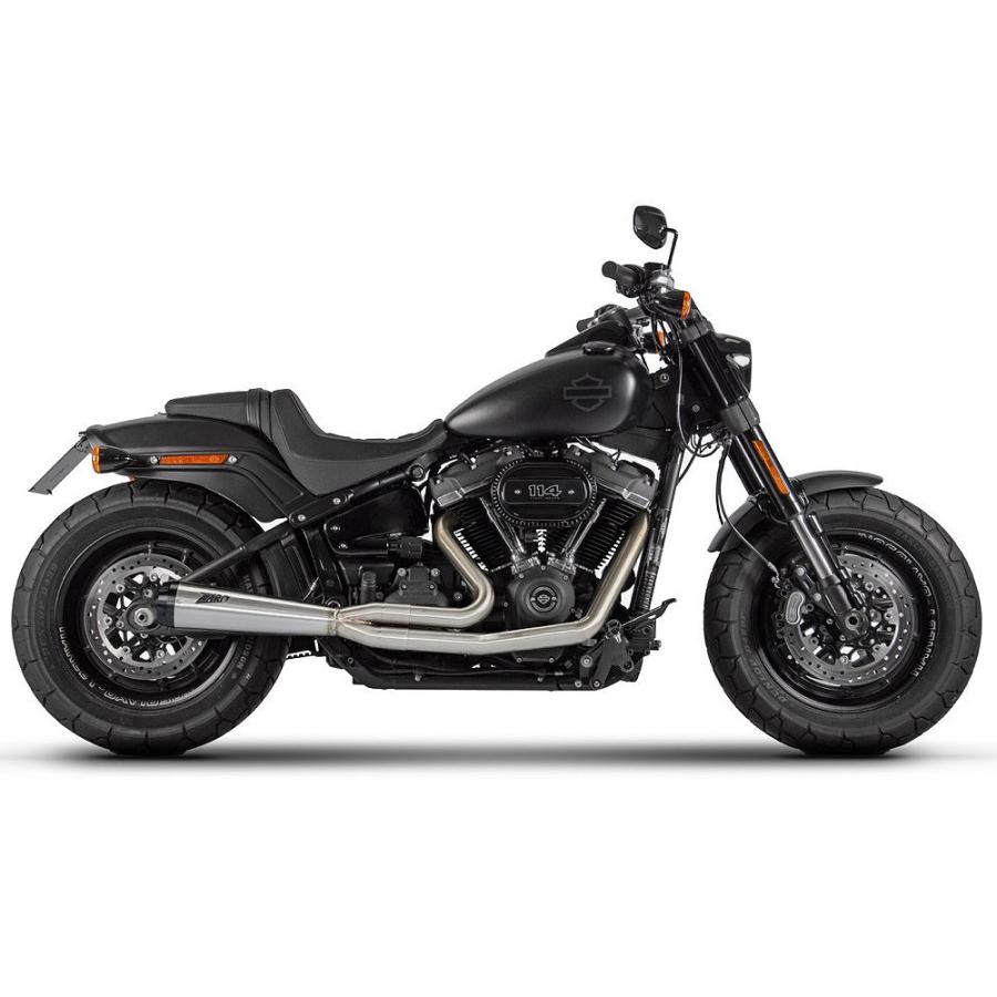 M8ソフテイル 2in1フルエキゾーストマフラー ポリッシュ ZARD : HD