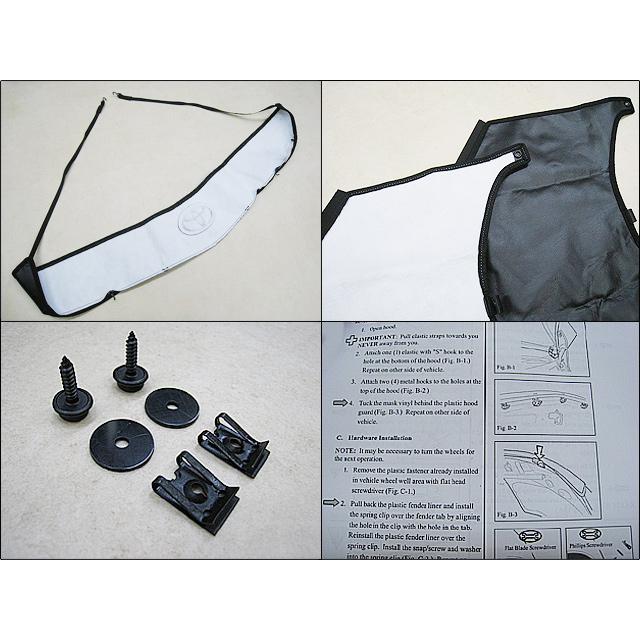 プリウスNHW20前期【TOYOTA】トヨタPRIUS純正USフルノーズブラ(04-05y