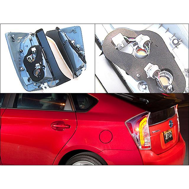 プリウスZVW30後期【TOYOTA】トヨタPRIUS純正USテールライト左右(12