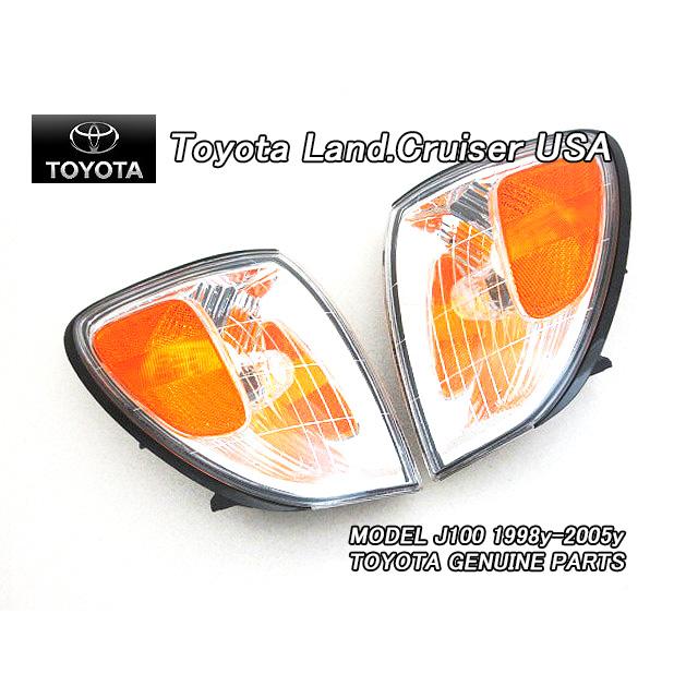 ランクル100前期中期/TOYOTA/トヨタLAND-CRUISER純正USサイドマーカー