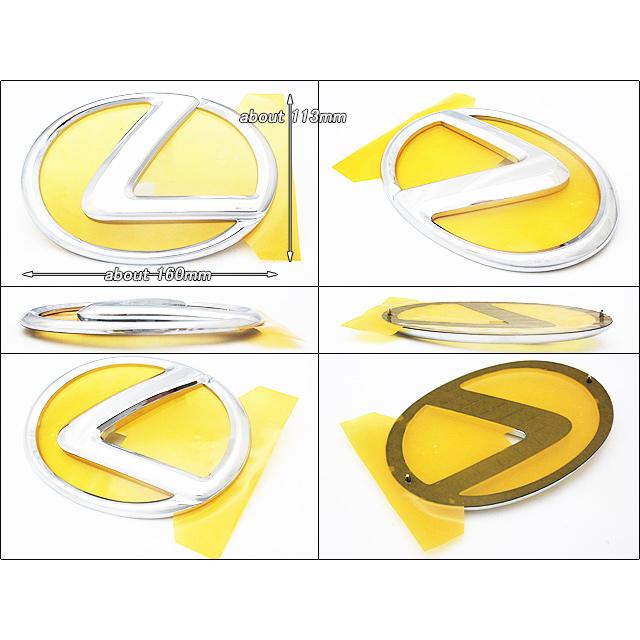 ランクルJ200/LEXUS/レクサスLX570純正US前期エンブレム-フロント