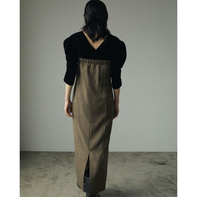 anuke（アンヌーク） Gather Velour Blouse 25秋冬予約2 62420402