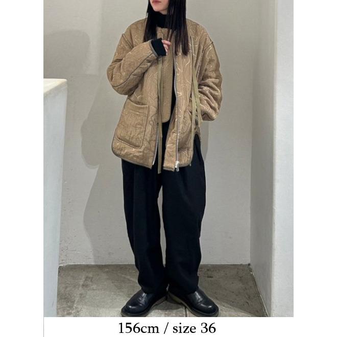 TODAYFUL トゥデイフル Jacquard Piping Blouson 23秋冬 12310104