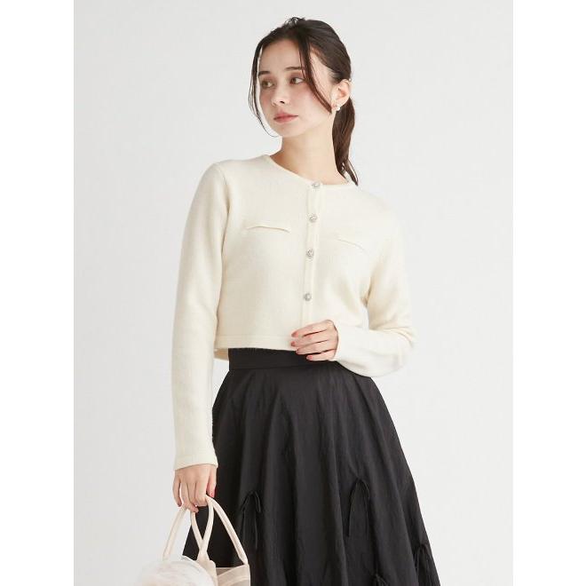 CELFORD（セルフォード） (12%OFF) ウール100％ビジューボタン