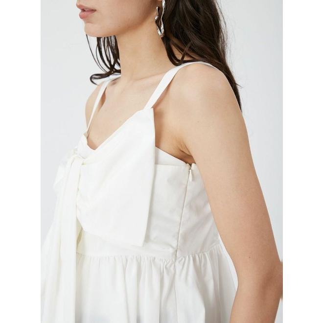 FRAY I.D（フレイ・アイディー） ペプラムリボントップス 24春夏予約