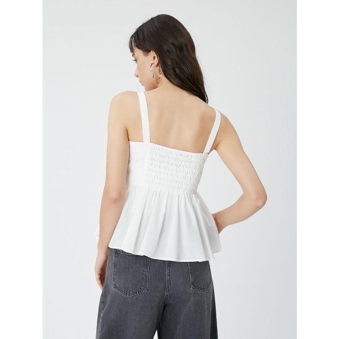 FRAY I.D（フレイ・アイディー） ペプラムリボントップス 24春夏予約