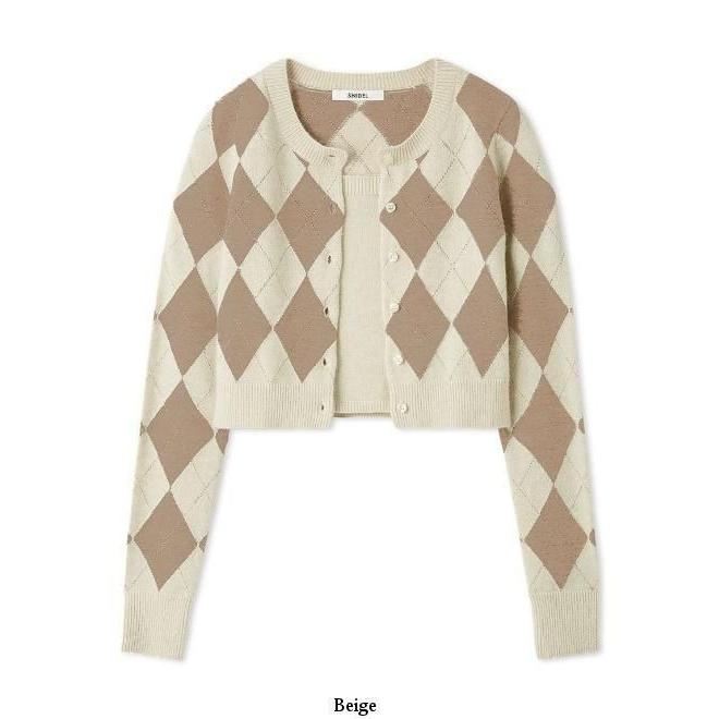 SNIDEL（スナイデル） (10%OFF&300円OFF) アーガイルニット