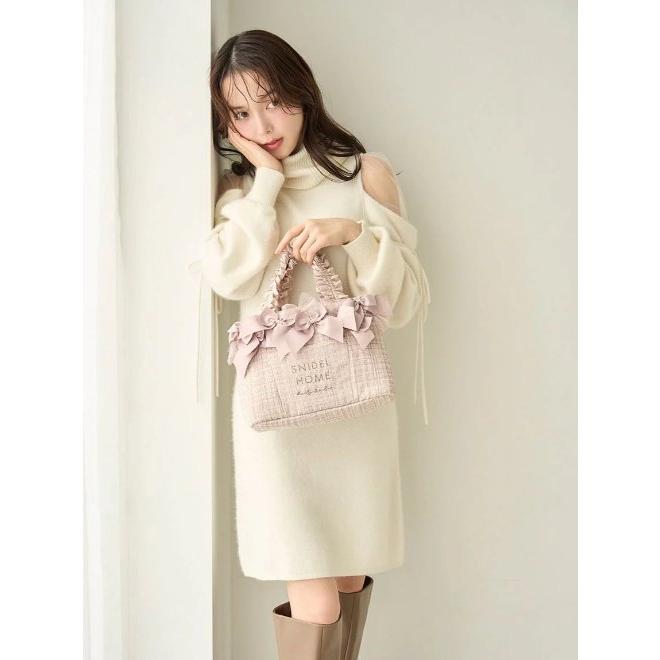 SNIDEL（スナイデル） (12%OFF) シースルーショルダーミニニット